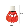 thumbnail image 4 of Pelotas Bádminton Plástico Suministros Ligeros para Volante (color) 12 Uds., 4 of 7