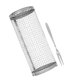 thumbnail image 5 of Cesta para Barbacoa Conveniente Durable Cocción Rodante Cesta para Barbacoa Usada Rejilla Abierta Portátil Rejilla Abierta Resistente Al óxido Cilindro de Malla de Alambre de ANGGREK  Otros, 5 of 8