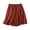 Red, variant on Ltctricy Women's Cotton Linen Shorts Elastic High Waisted Wide Leg Summer Casual Shorts Loose Bermuda Shorts