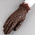 thumbnail image 3 of Coofit Gants Courts à Imprimé Léopard : Gants de Costume Doux et Tendance, Gants de Fête pour Femmes, 3 of 10