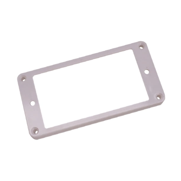 Methold Pastillas Marcos Soporte Buen sellado 4 Agujeros reservados Envoltura fuerte Anillos de montaje Guitarra eléctrica LP Videojuegos y accesorios Blanco