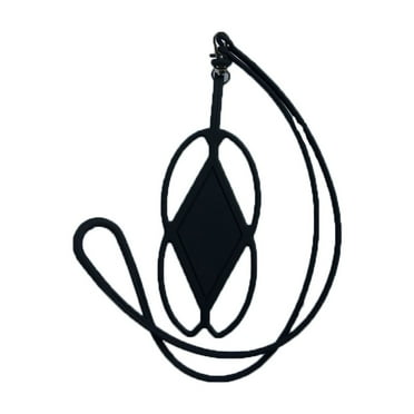 MISSMILE Phone Strap,Universal Silicone Adjustable Cell Phone Lanyard,Durable Waterproof Neck Lanyards for 4-6.5 Inch Devices,Black