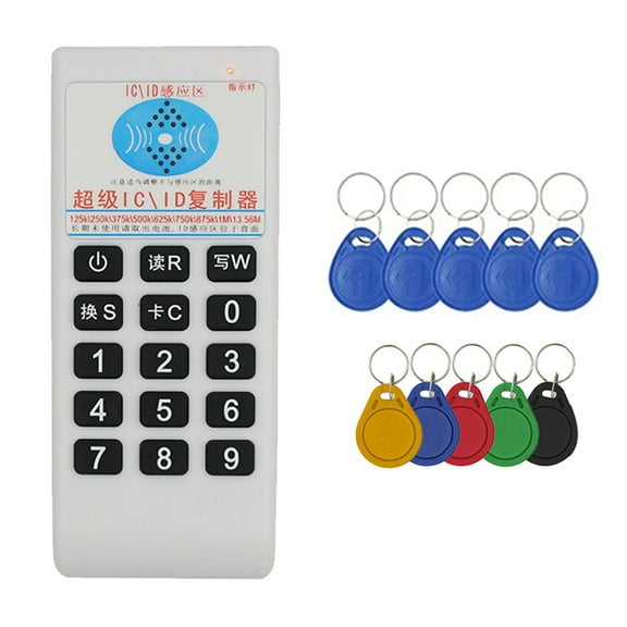 RFID NFC IC Card Reader & Writer 5XUID/T5577Keychain 125Khz-13.56MHZ Duplicator RFID S y6023