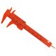 thumbnail image 1 of 1 pieza Mini Vernier Caliper Plastic Vernier Calipers Herramientas de medición de plástico Vernier Caliper, para medir botones de jade Joyas, naranja ZefeiWu 8390615433945, 1 of 1