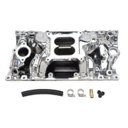 Edelbrock 75164 RPM Air-Gap Vortec Intake Manifold; Endurashine; Non-EGR; 1500-6500rpm; For Small Block Chevy Vortec 4bbl Carb;