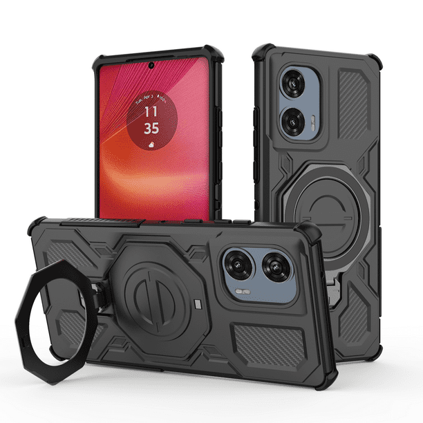 Funda GANGXUN para Motorola Edge 50 Fusion 5G , magnética, ligera, soporte 360°, antigolpes