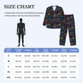 thumbnail image 4 of Sikiie Graffiti Art Mens Pajama Set, Soft Warm Long Sleeve Sleepwear, Cozy Button-Down Pjs for Men-Medium, 4 of 7