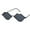 Black, variant on Under $5 Lip Shaped Sunglasses for Women Fashion Party Shades Protection Thin Light Weight Sun Glasses Metal Frame