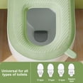 thumbnail image 2 of Toilet Seat Cushion Pad, Waterproof Toilet Seat Cushion, Portable Padded Cover | Reusable EVA Soft Pad for Comfort and Hygiene in Home, Travel, 2 of 8