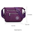 thumbnail image 3 of US Women's Multi Pocket Crossbody Shoulder Bag Casual Travel Handbag Waterproof, 3 of 5