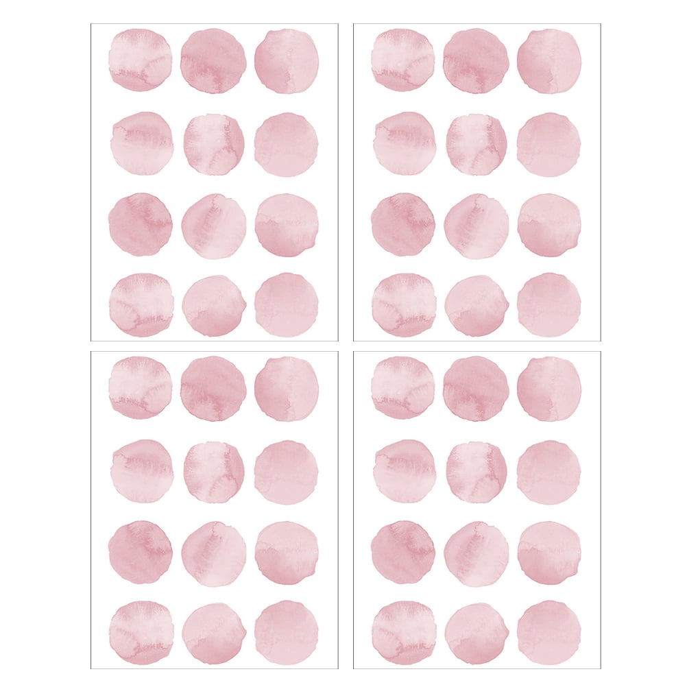 2 Pieces Wall Stickers for Girls Bedroom Wallpaper Decorations Pink