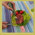 thumbnail image 3 of Kit de Couverts de Camping 6 en 1 en Acier Inoxydable Pliable Ensemble de Couverts de Voyage en Plein Air Vaisselle Amovible pour Randonnée, 3 of 5