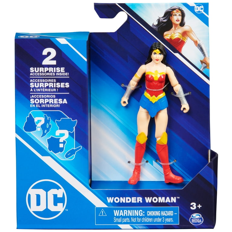 DC Comics, 4-inch Wonder Woman Action Figure with Mystery