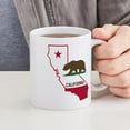 thumbnail image 4 of CafePress - CALI STATE W BEAR Mugs - 11 oz Ceramic Mug - Novelty Coffee Tea Cup, 4 of 4