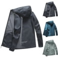 thumbnail image 4 of SUYIDA Men's Lightweight Outdoor Windbreaker Jacket Breathable Casual Sports Coat With Zipper Pockets Sun Protection Travel Cycling Wear, 4 of 4