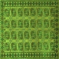 thumbnail image 1 of Ahgly Company Indoor Square Southwestern Green Country Area Rugs, 5' Square, 1 of 1