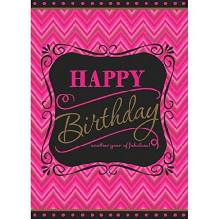 born to be fabulous birthday party plastic table cover tableware 54 x 102