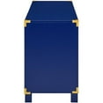 thumbnail image 5 of Maklaine Modern / Contemporary 52" TV Stand in Navy and Brass, 5 of 14