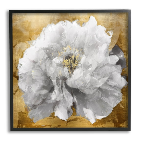 Stupell Industries Blushing Peony Flower Modern Blossoming Floral Photography, 24 x 24,Design by Shawna Sullivan