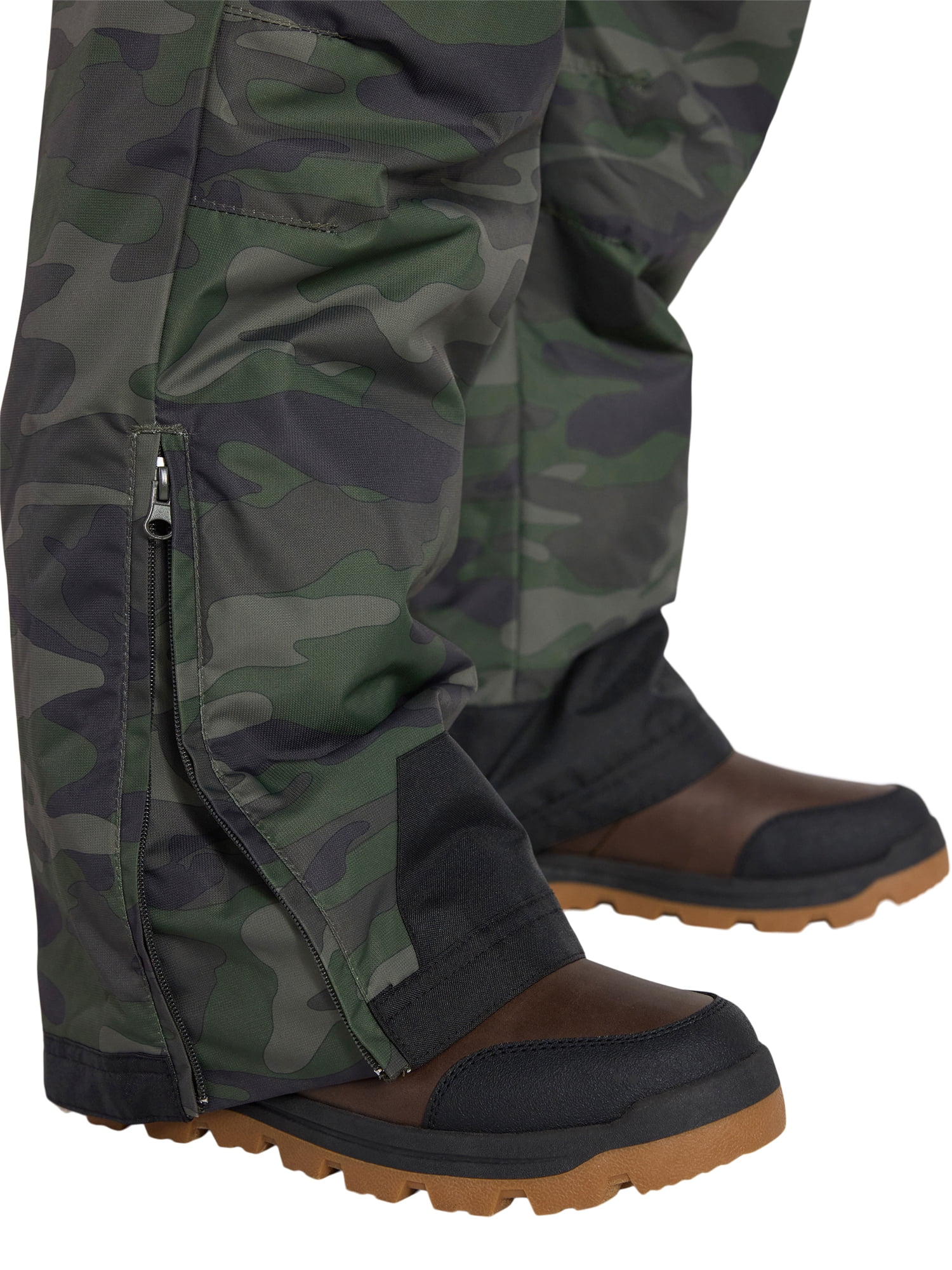Ozark Trail Men's Cargo Pocket Ski Pants, Sizes S-3X