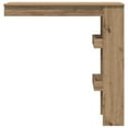 thumbnail image 4 of vidaXL Wall Bar Table Artisan Oak Engineered Wood Medium Wall Bar Table, 4 of 8