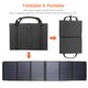 thumbnail image 4 of Bolsa plegable con panel solar de 60 W y 6 pliegues con doble salida USB + CC, 4 of 8