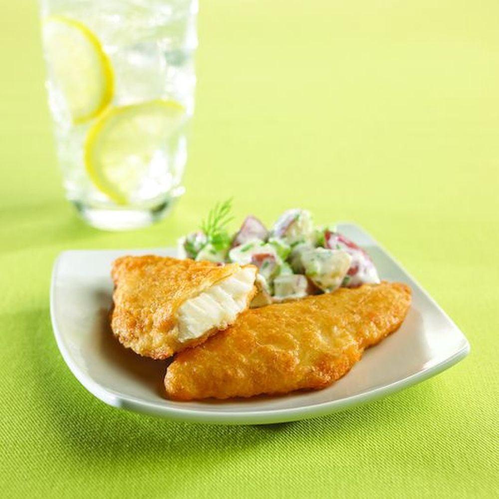 King and Prince Mrs.Fridays 1 to 2 Ounce Cod Fillet , 2.5 Pound -- 4 per case