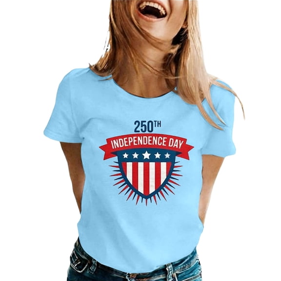 MuXiKeJi Clothes America 250th Anniversary USA Shirt Mens Womens 1776-2026 250th Anniversary Shirt, 250 Years of Freedom Patriotic American Flag Tee A1