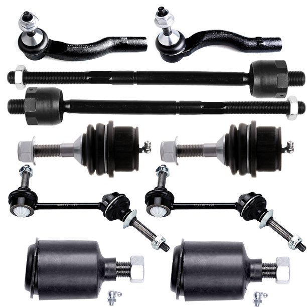 CCIYU Upper Lower Ball Joint Front Sway Bar Outer Inner Tie Rod fit for