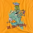 thumbnail image 2 of Ed, Edd N Eddy Men's Free Fall T-shirt Large Yellow, 2 of 7