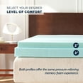 thumbnail image 4 of Elegant Comfort 2 Inch Premium Ventilated Memory Foam Mattress Topper, Mattress Pad, Bed Topper, Airflow Optimization, California King Size, 4 of 4