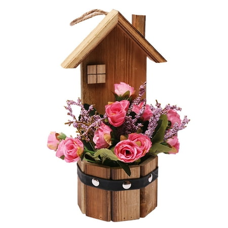 

PRINxy DecorationOrnaments Clearance Office Simulation Rose Flower Living Room Decoration Pendant House Decoration