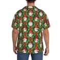 thumbnail image 3 of Gukieu Santa Claus And Gnomes Print Men's Short-sleeved Shirts, Button-down Pocket Shirts, T-shirts, Beach Vacation Travel Summer Clothing-X-Large, 3 of 5
