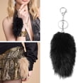 thumbnail image 2 of Giaone Colorful Faux Tail Pendant Ornament Stylish Keychain Accessory For Daily Use, 2 of 10