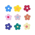 thumbnail image 1 of 9 Pcs Boucles de Lacet Fleur Décoration Clips de Lacet, 1 of 9