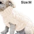 thumbnail image 2 of Ropa informal de invierno para perros, cálida y de color sólido., 2 of 5