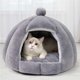 thumbnail image 4 of Nido De Gato Estilo Yurta Para Mascotas, Cama Para Gatos Que Mantiene El Calor, Cuatro Estaciones, Casa Universal Para Gatos Vogacara PT001367-01, 4 of 7