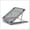 Gray, variant on Adjustable Metal Mesh Laptop Stand, Foldable Ergonomic Notebook Riser with Cooling Ventilation, Multi-Angle Portable Computer Holder for 10-17" Laptops, Tablets（Black）