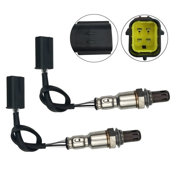 Maxfavor 2Pcs O2 Oxygen Sensor for Infiniti QX80 2011-2015, Nissan Altima GT-R 2007-2015 Donwstream