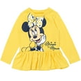 thumbnail image 3 of Disney Minnie Mouse Toddler Girls Peplum T-Shirt and Leggings Outfit Set, 3 of 5