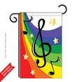 thumbnail image 2 of G Clef Garden Flag Indoor/outdoor 13.5" X 18", 2 of 2