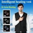 thumbnail image 1 of Heated Waistcoat For Men Women, Lightweight USB Electric Heated Clothing Waistcoat With 3 Heating Level, Waterproof Waistcoat For Fall/Winter, 1 of 9