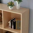 thumbnail image 2 of Cube Shelf Organizer Bookshelf Bookcase 10 Cube Storage Living Room Office, Oak, 2 of 6