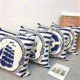 thumbnail image 4 of Set of Ocean Navigation Pillow Cases, Throw Cushion Cover Cotton Linen Pillowcase Home Decoration,45x45cm, 4 of 4