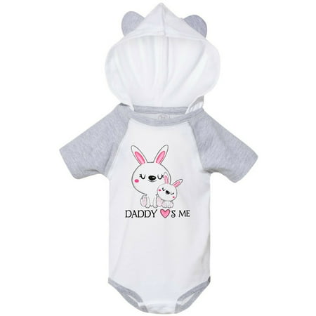 

Inktastic Daddy Loves Me- bunny family Gift Baby Boy or Baby Girl Bodysuit