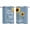 Blue, variant on 2 Panels Kitchen Tier Curtains 39 Inch Length, Sunflowers Grommets Window Treatment Curtain, Vintage Bee You Are My Sunshine Beige Thermal Curtains Drapes for Living Room/Bathroom