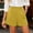 Yellow, variant on BUIGTTKLOP High Waisted Shorts Women 2026 Summer Business Casual Trousers Pleated Tailored Cuffed Bottoms with Pockets