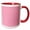 Red/White, variant on 3drose, Chic Chevron Pink and White Zigzag Girly Art, 11oz Mug