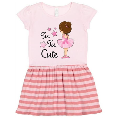 

Inktastic Tu Tu Cute- ballerina Gift Toddler Girl Dress