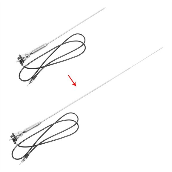 45 Inch Car Power Antenna Radio AM FM Signal Antenna Mast Roof Aerial Universal